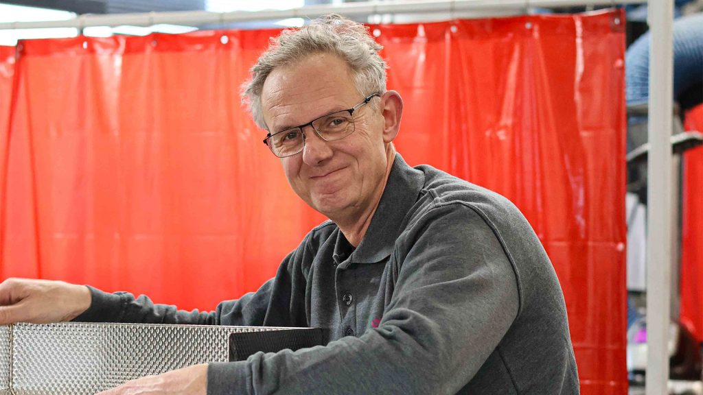 Karel Blok, een metaalbewerker uit 's Gravenmoer